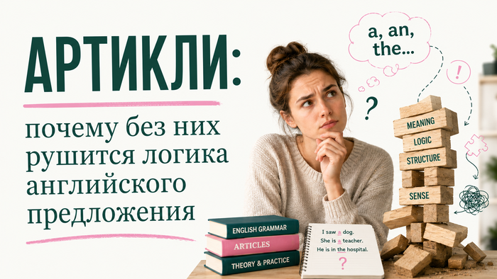 Артикли: почему без них рушится логика английского предложения